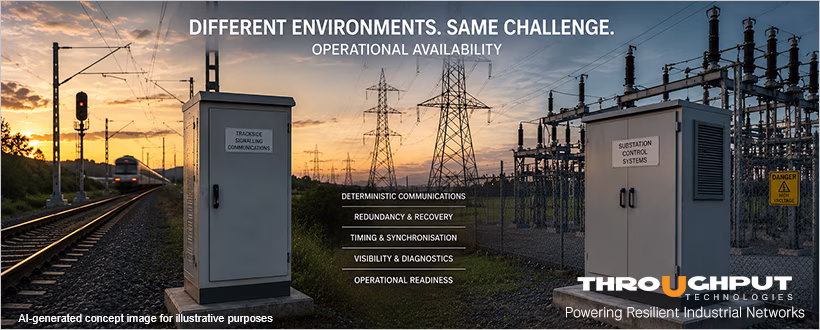 Rail and utility infrastructure sharing the same operational availability challenges