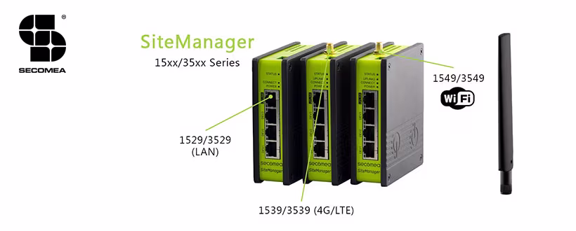 Secomea SiteManager gateway and GateManager platform