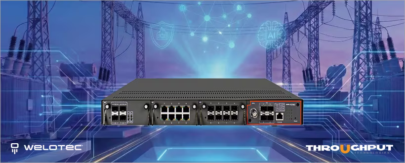 Welotec industrial edge computing platform in an industrial control cabinet