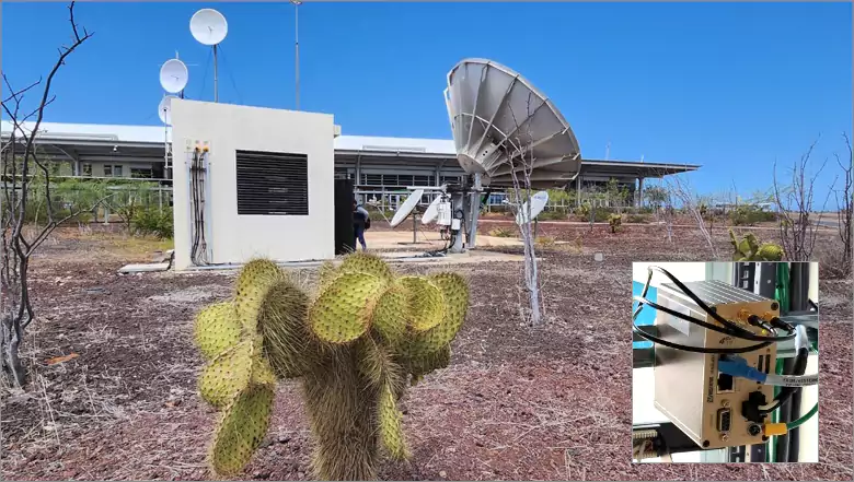 Westermo industrial cellular gateways installed on the main radio towers on the islands help provide remote access Westermo industrial cellular gateways installed on the main radio towers on the islands help provide remote access